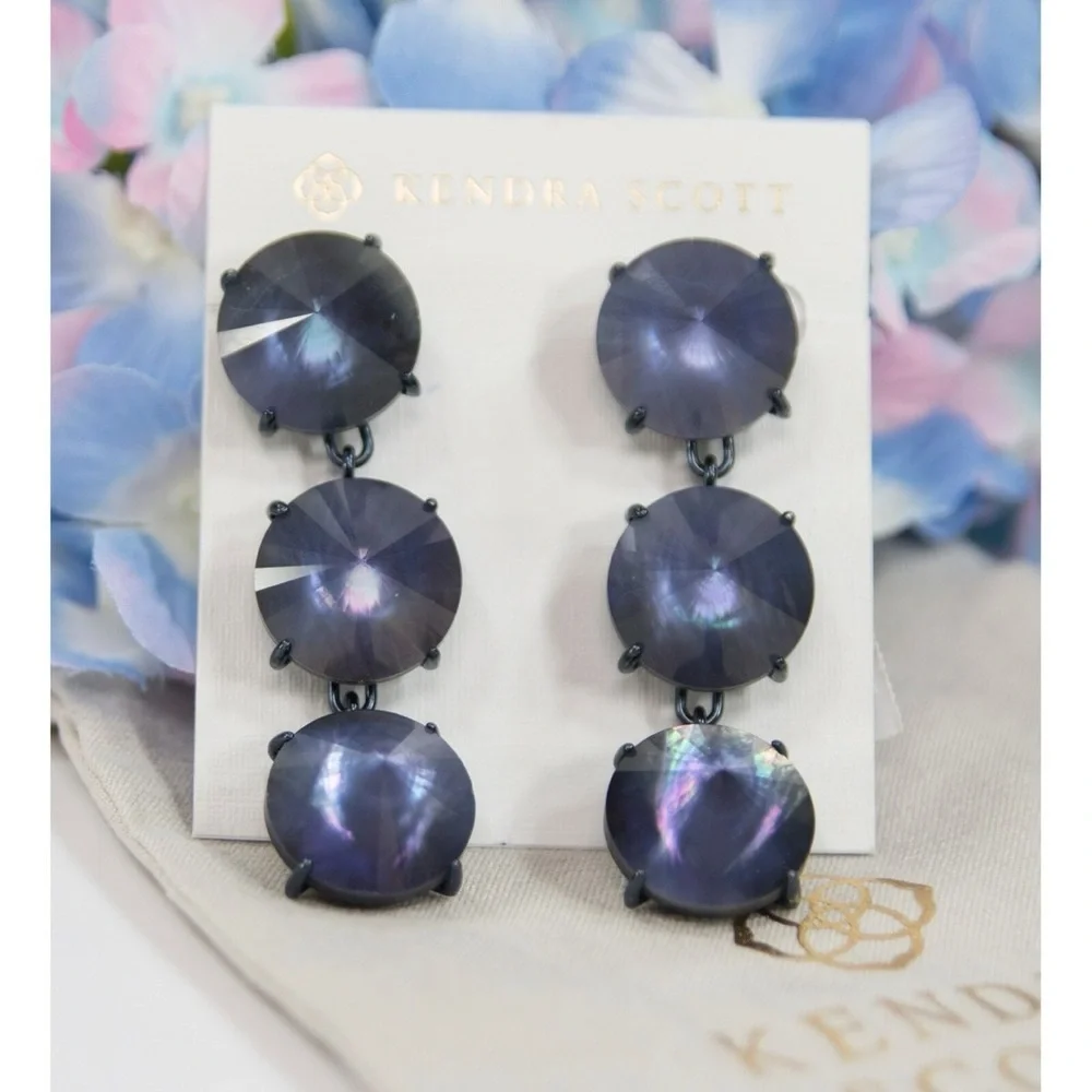 Kendra Scott Jolie Linear Earrings - Picture 3 of 3